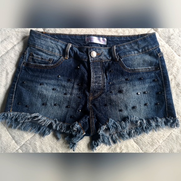 Distressed Jeans Shorts Distressed Denim Grlfrnd Helena High Rise